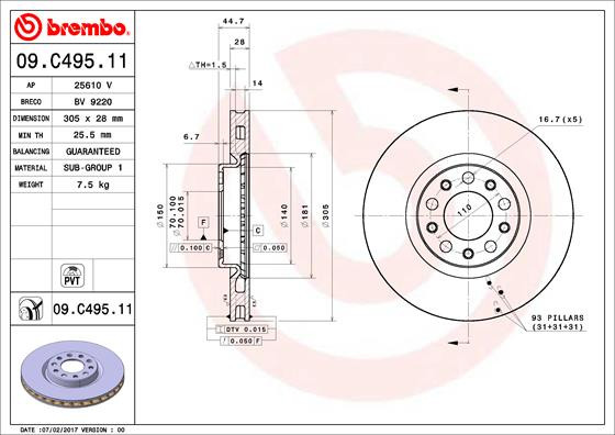 BREMBO Bremsscheibe