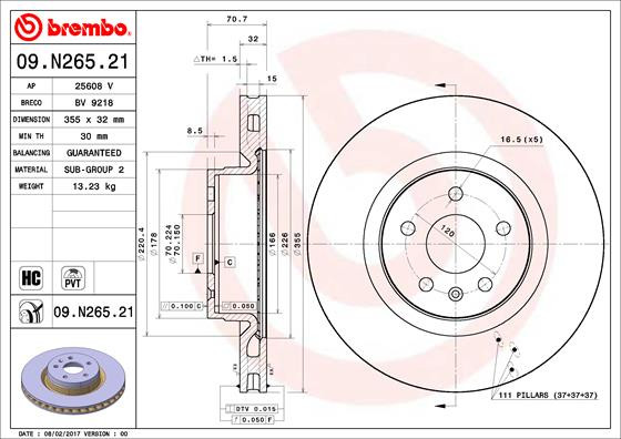 BREMBO Bremsscheibe