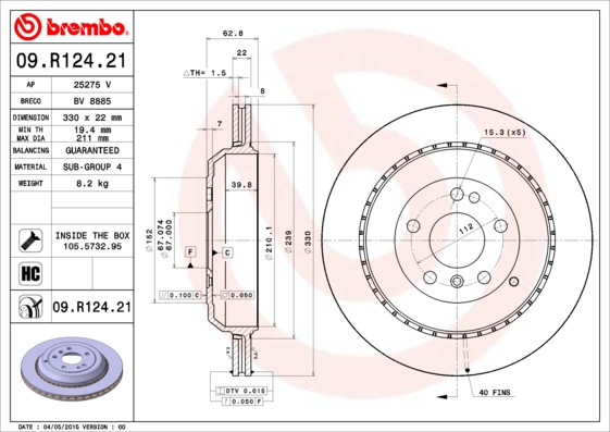 BREMBO Bremsscheibe