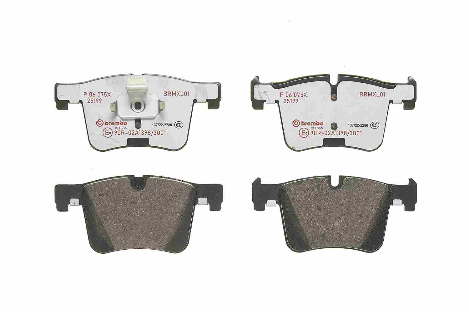 BREMBO Bremsbelagsatz, Scheibenbremse