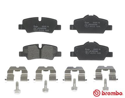BREMBO Bremsbelagsatz, Scheibenbremse