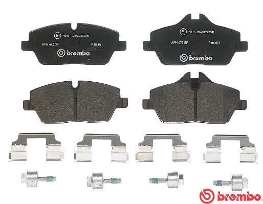 BREMBO Bremsbelagsatz, Scheibenbremse