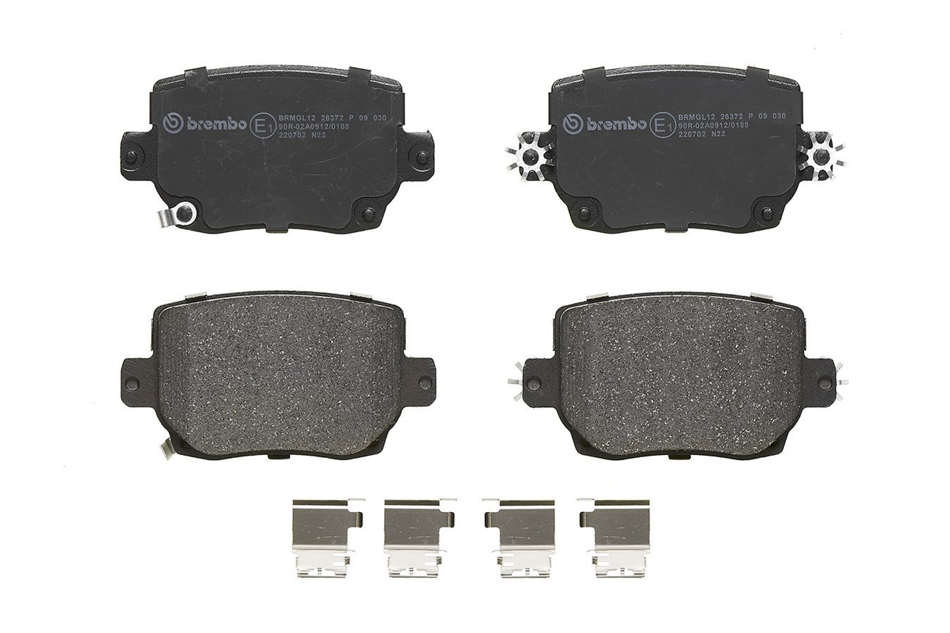 BREMBO Bremsbelagsatz, Scheibenbremse