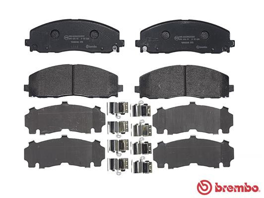BREMBO Bremsbelagsatz, Scheibenbremse