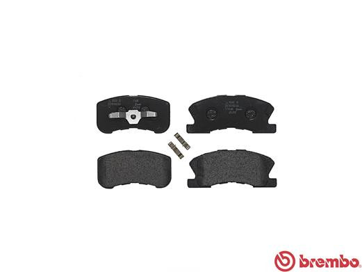 BREMBO Bremsbelagsatz, Scheibenbremse