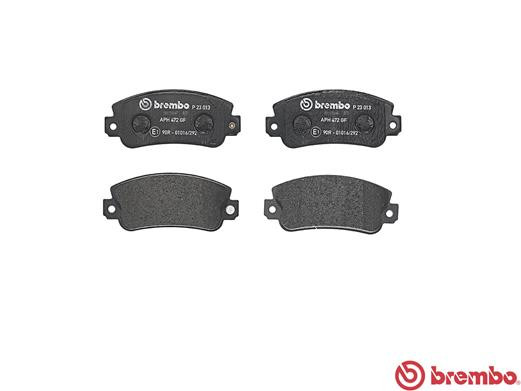 BREMBO Bremsbelagsatz, Scheibenbremse