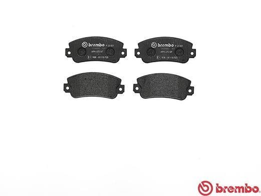 BREMBO Bremsbelagsatz, Scheibenbremse