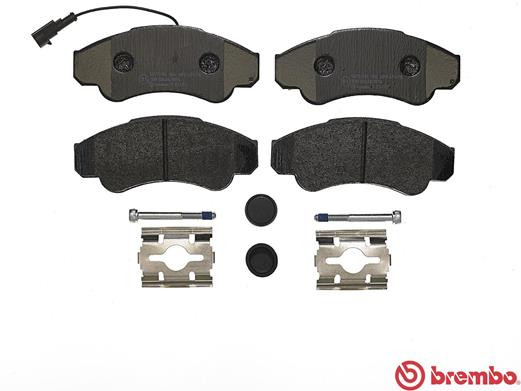 BREMBO Bremsbelagsatz, Scheibenbremse