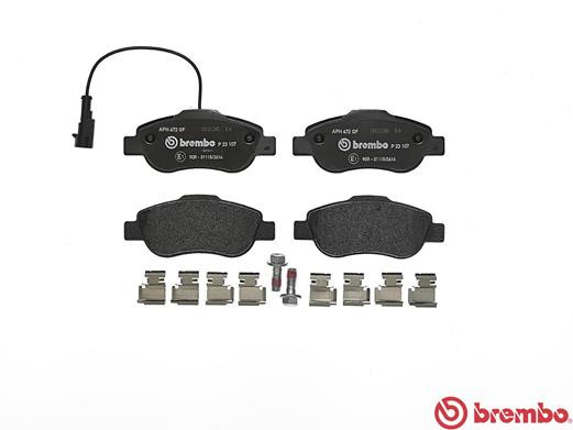 BREMBO Bremsbelagsatz, Scheibenbremse