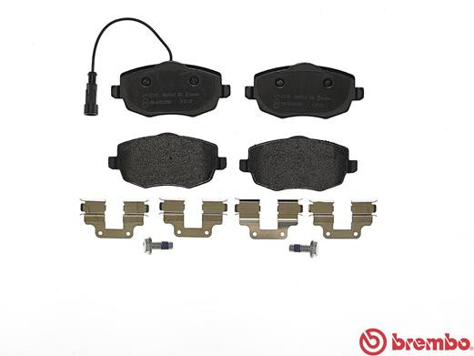 BREMBO Bremsbelagsatz, Scheibenbremse