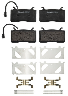 BREMBO Bremsbelagsatz, Scheibenbremse