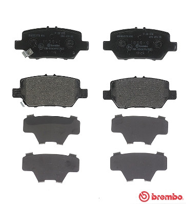 BREMBO Bremsbelagsatz, Scheibenbremse