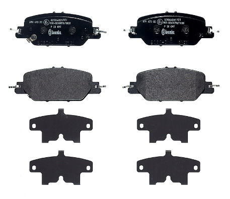 BREMBO Bremsbelagsatz, Scheibenbremse