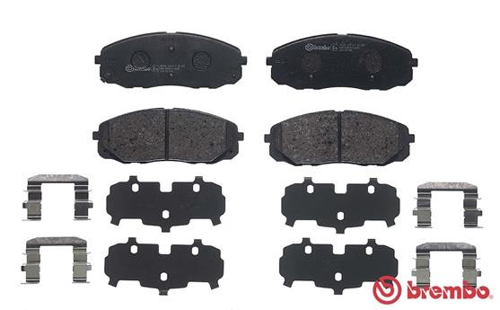 BREMBO Bremsbelagsatz, Scheibenbremse
