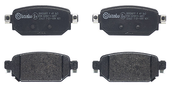 BREMBO Bremsbelagsatz, Scheibenbremse