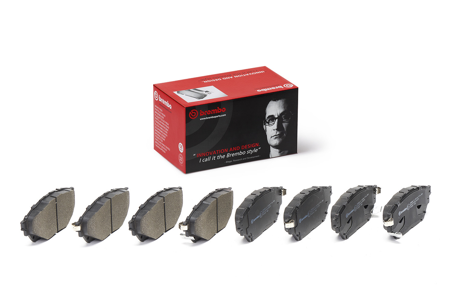 BREMBO Bremsbelagsatz, Scheibenbremse