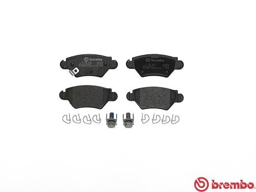 BREMBO Bremsbelagsatz, Scheibenbremse BREMBO Bremsbelagsatz, Scheibenbremse