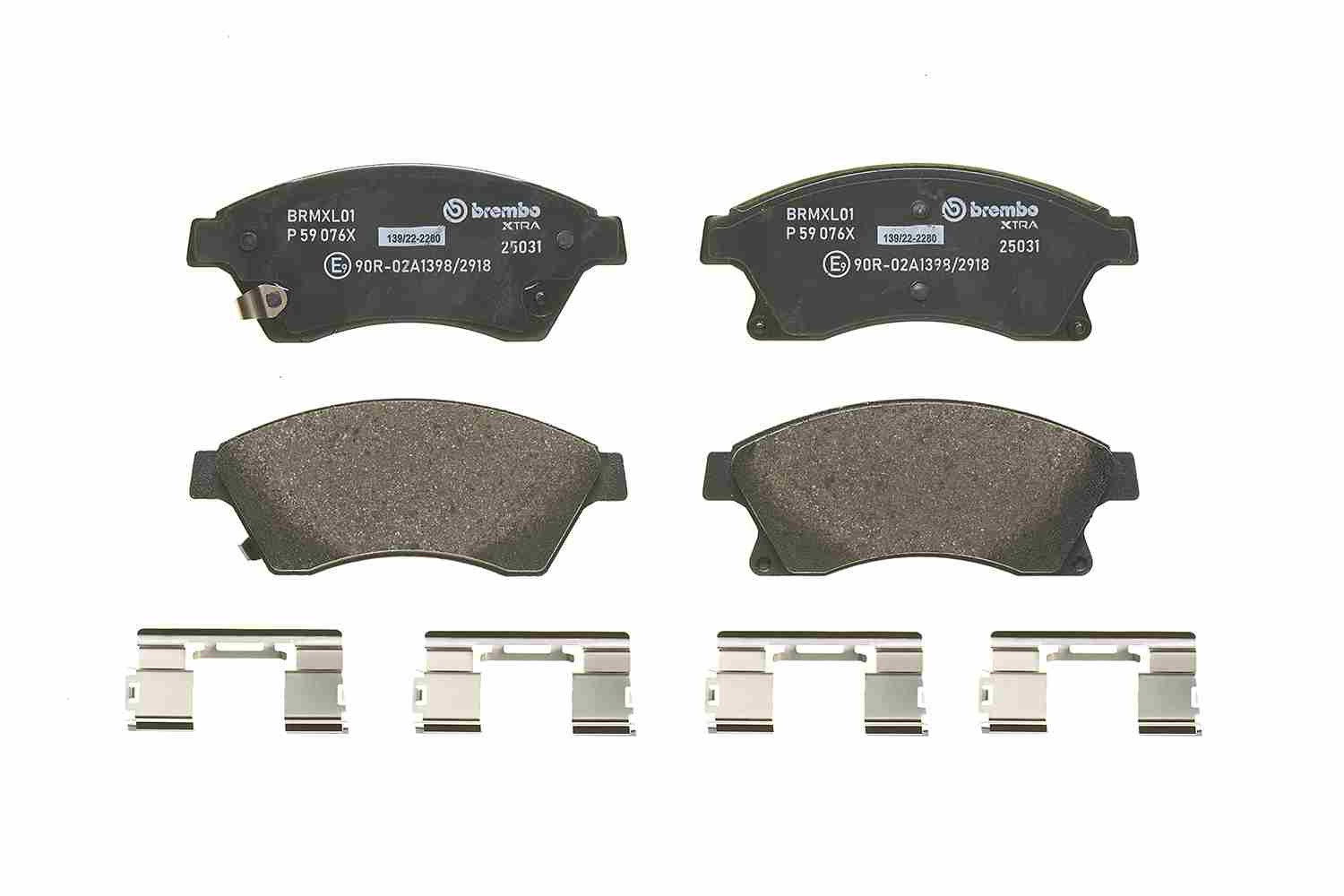 BREMBO Bremsbelagsatz, Scheibenbremse