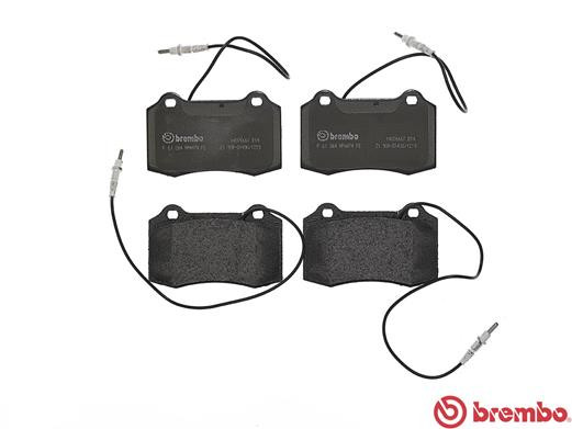 BREMBO Bremsbelagsatz, Scheibenbremse