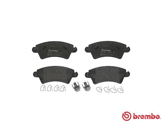 BREMBO Bremsbelagsatz, Scheibenbremse