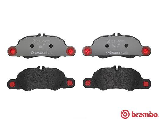 BREMBO Bremsbelagsatz, Scheibenbremse