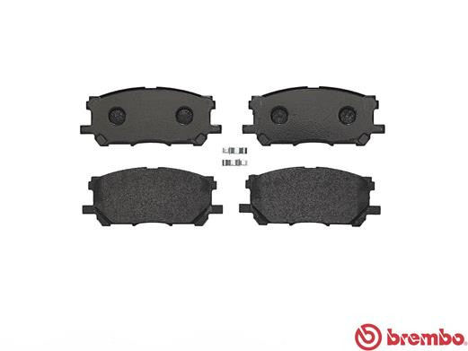 BREMBO Bremsbelagsatz, Scheibenbremse
