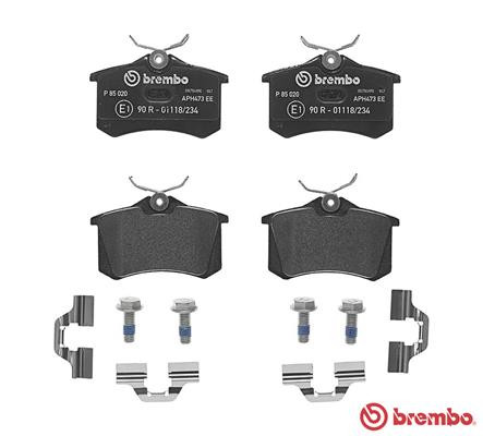 BREMBO Bremsbelagsatz, Scheibenbremse