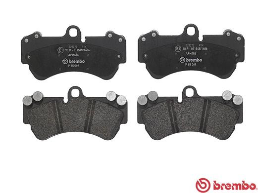 BREMBO Bremsbelagsatz, Scheibenbremse