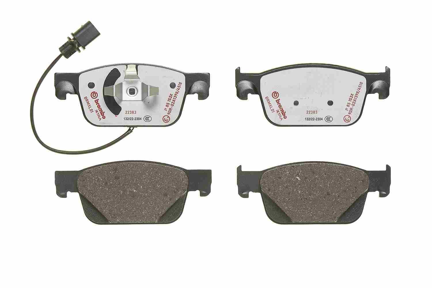 BREMBO Bremsbelagsatz, Scheibenbremse