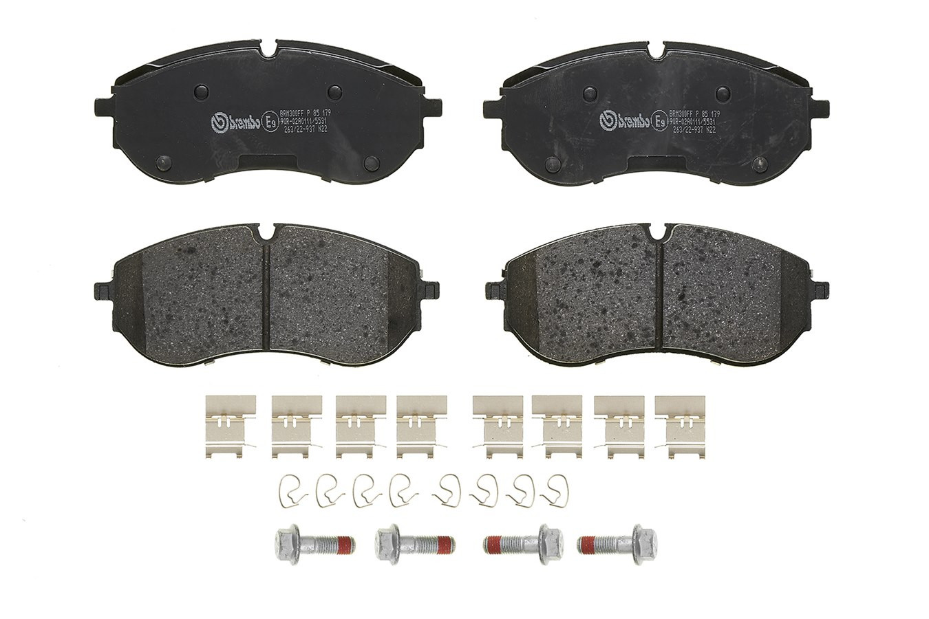 BREMBO Bremsbelagsatz, Scheibenbremse