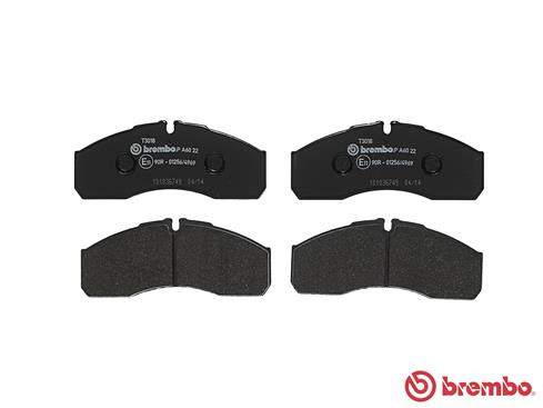 BREMBO Bremsbelagsatz, Scheibenbremse