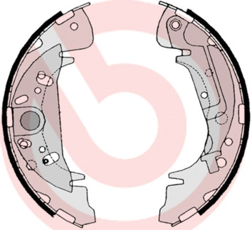 BREMBO Bremsbackensatz