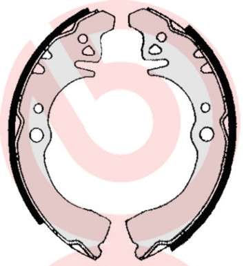 BREMBO Bremsbackensatz