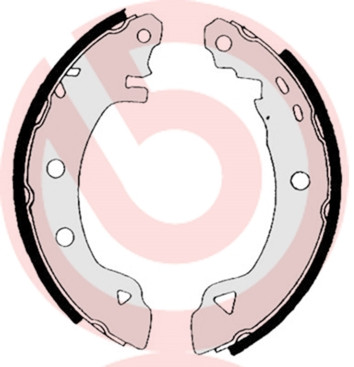 BREMBO Bremsbackensatz