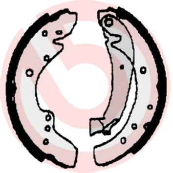 BREMBO Bremsbackensatz