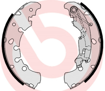 BREMBO Bremsbackensatz