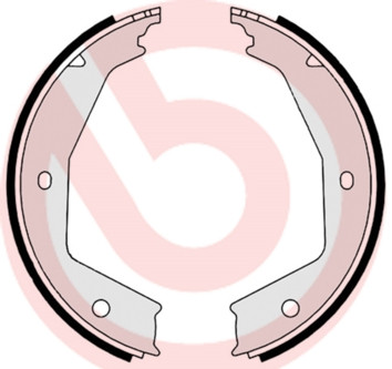 BREMBO Bremsbackensatz, Feststellbremse