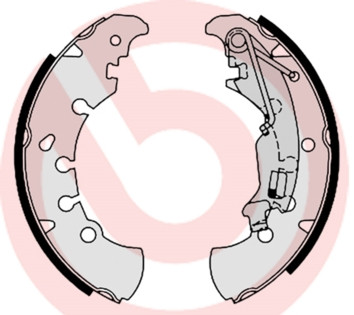 BREMBO Bremsbackensatz