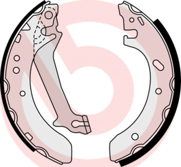 BREMBO Bremsbackensatz