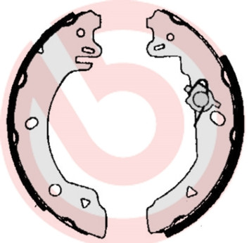 BREMBO Bremsbackensatz