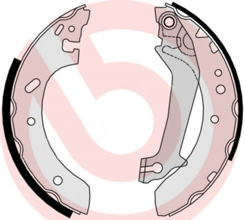 BREMBO Bremsbackensatz