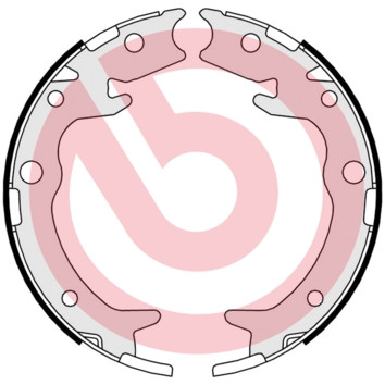 BREMBO Bremsbackensatz, Feststellbremse