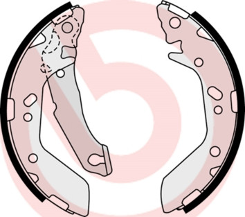 BREMBO Bremsbackensatz