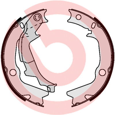 BREMBO Bremsbackensatz, Feststellbremse