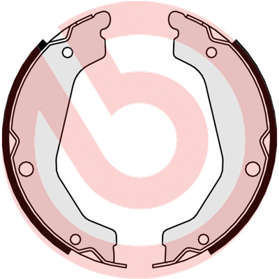 BREMBO Bremsbackensatz, Feststellbremse