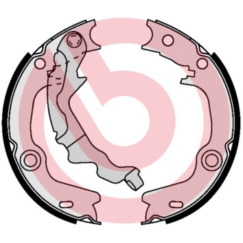 BREMBO Bremsbackensatz, Feststellbremse