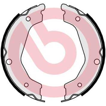 BREMBO Bremsbackensatz, Feststellbremse