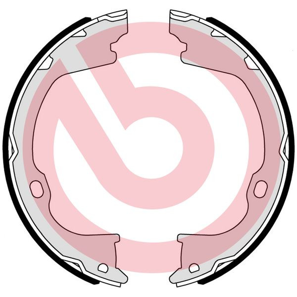 BREMBO Bremsbackensatz, Feststellbremse