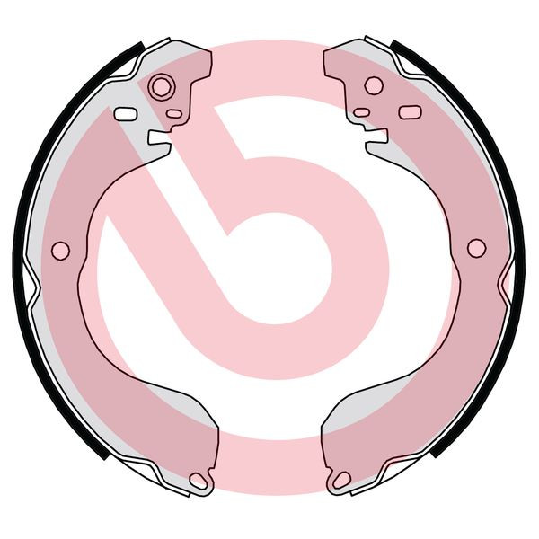 BREMBO Bremsbackensatz