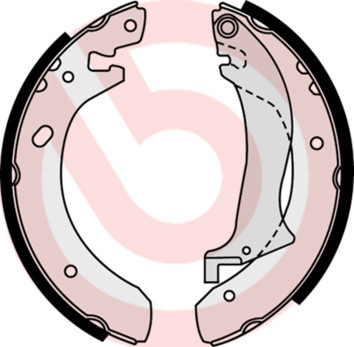 BREMBO Bremsbackensatz